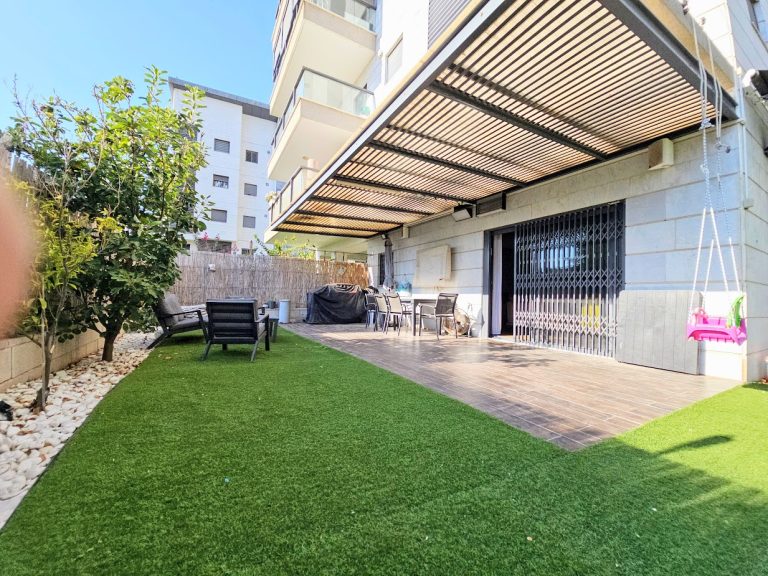 דירת גן למכירה שכונת רקפות ראשלצ גינה 2